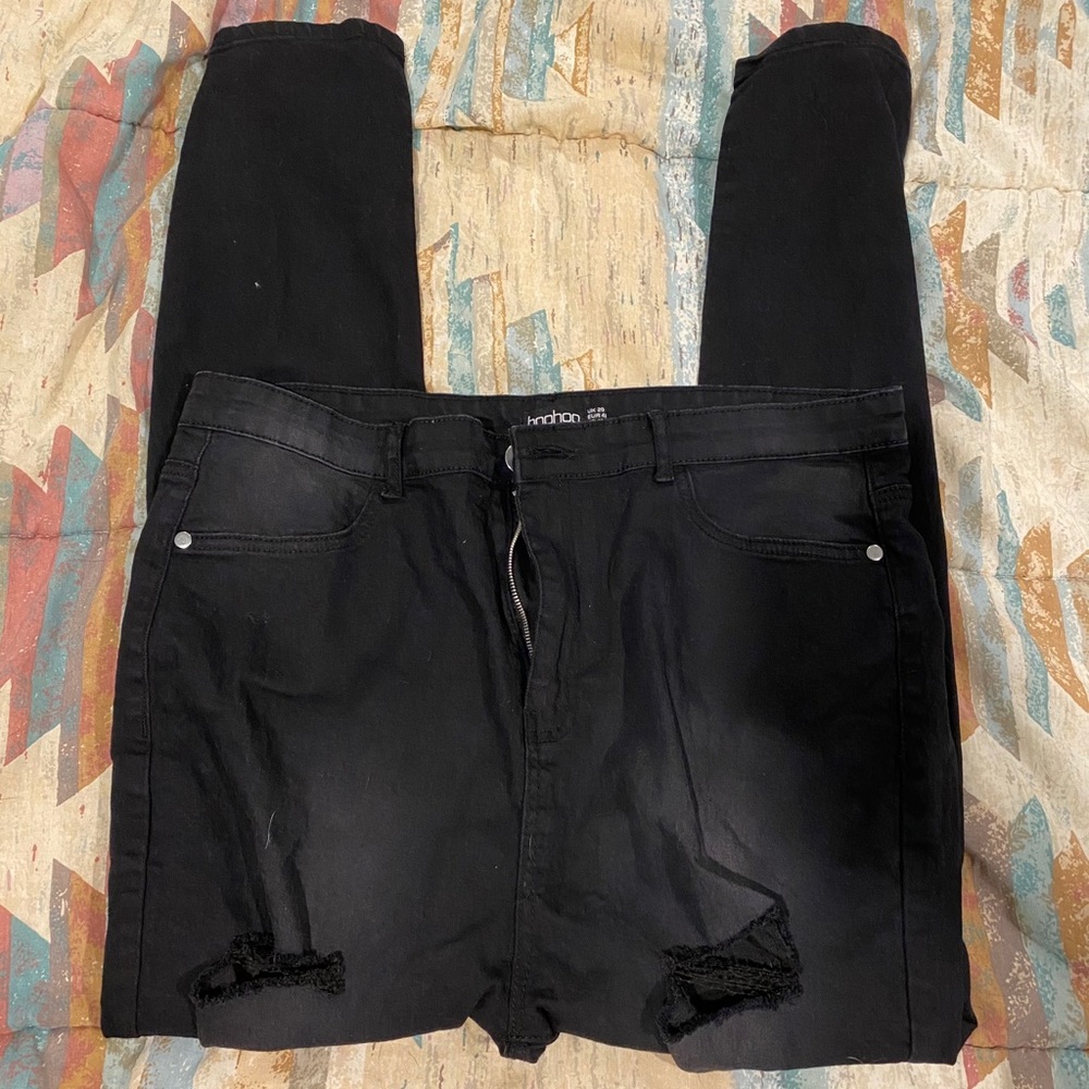 Boohoo Black Jeans